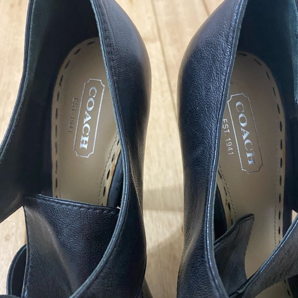 Coach platform tie heels - Picture 6 of 6
